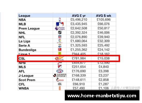 NBA球员最低年薪与职业体育联赛薪资体系的深度探讨